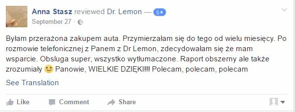 Opinie o nas - Dr Lemon